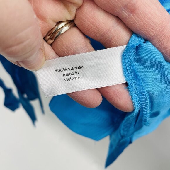 Lane Bryant Womens Plus Size 22 No Peek Collection Short Sleeve Belt Blouse 338 - Picture 9 of 10